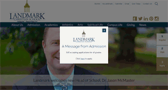 Desktop Screenshot of landmarkchristianschool.org