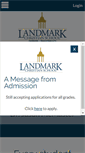 Mobile Screenshot of landmarkchristianschool.org